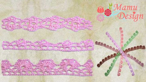Freebook Crochet Lace Instructions 3 Variants