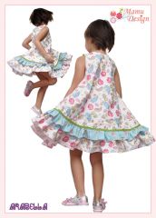 Sewing Instructions ARABELLA Pattern Dress Girls, Dolls
