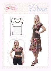 Sewing Instructions DANA pattern woman, blouse, top, tunik, dress