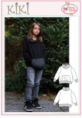 E-Book Schnittmuster KIKI Sweatshirt Langarmshirt Babys Jungen Mädchen