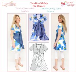 Pattern LYDIA Tunic, Dress, Shirt, Top for Ladies