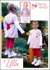 Sewing Instructions ULLA Pattern Tunik Shirt Woman,Girl,Doll